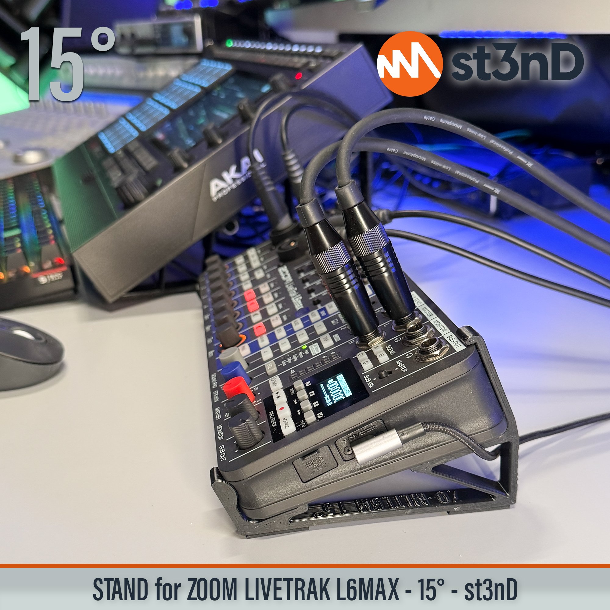 portable st3nD stable stand strong sturdy mixer zoom livetrak l6max livetrak stand zoom stand l6max stand