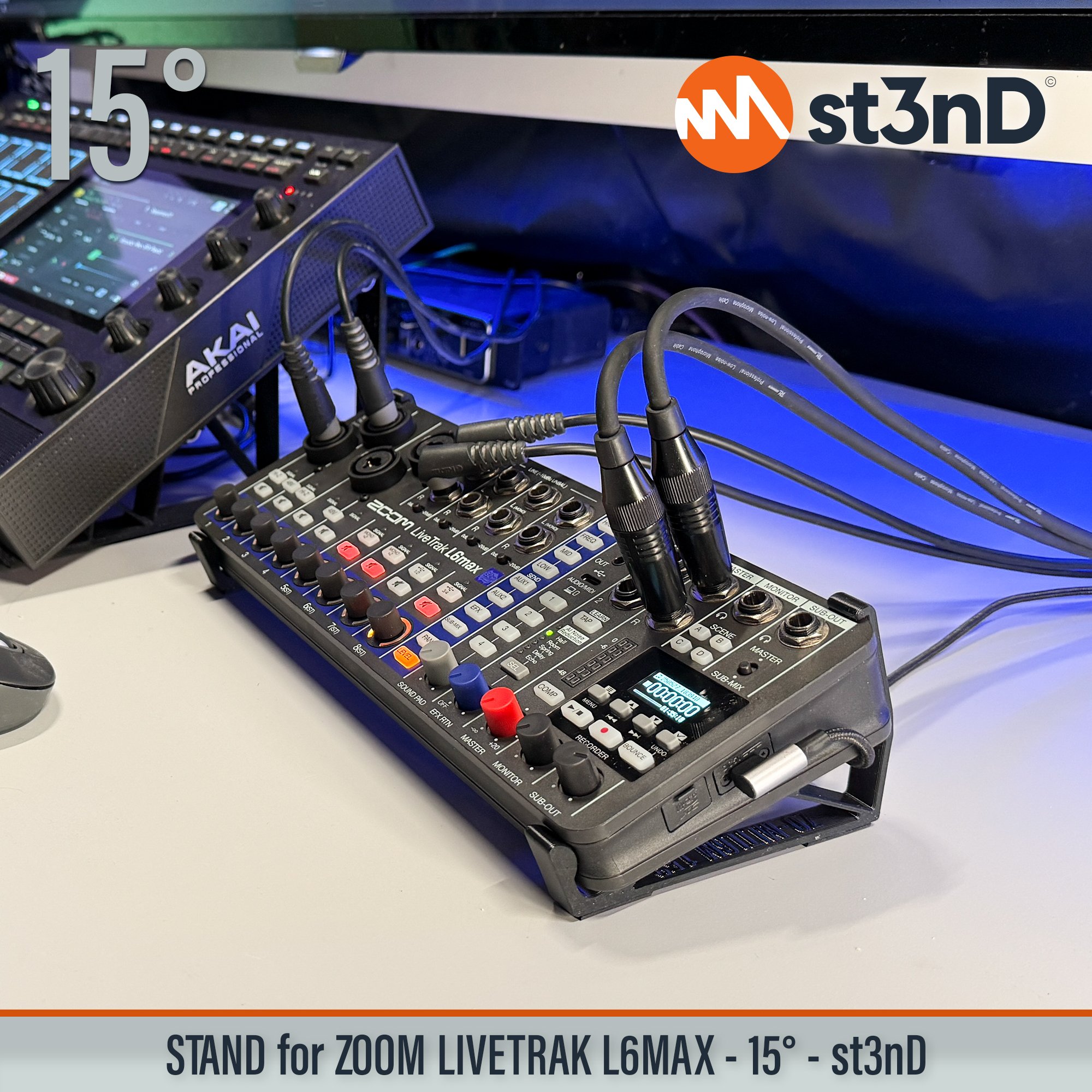 portable st3nD stable stand strong sturdy mixer zoom livetrak l6max livetrak stand zoom stand l6max stand