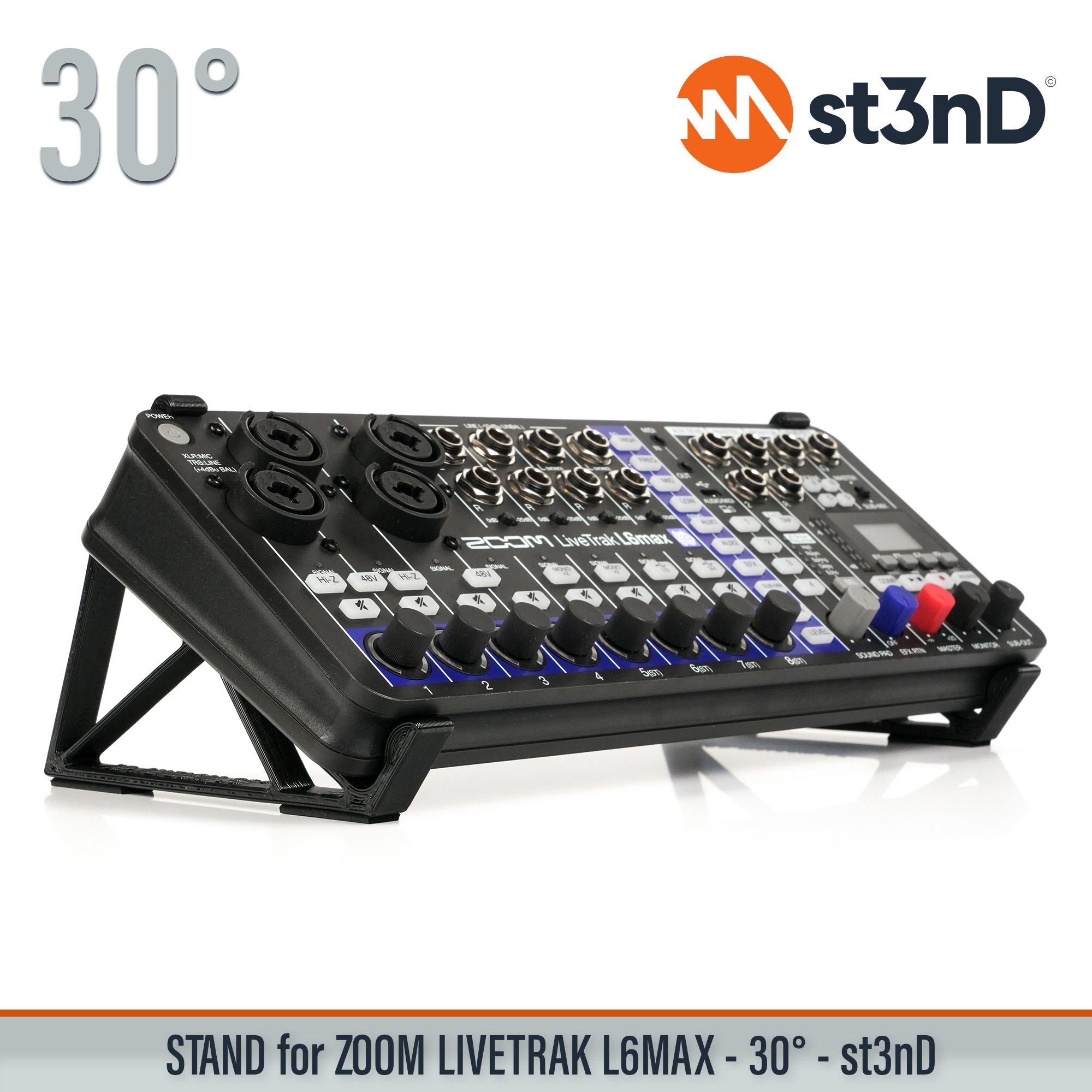 l6max l6max stand livetrak livetrak stand mixer portable st3nD stable stand strong sturdy zoom zoom stand