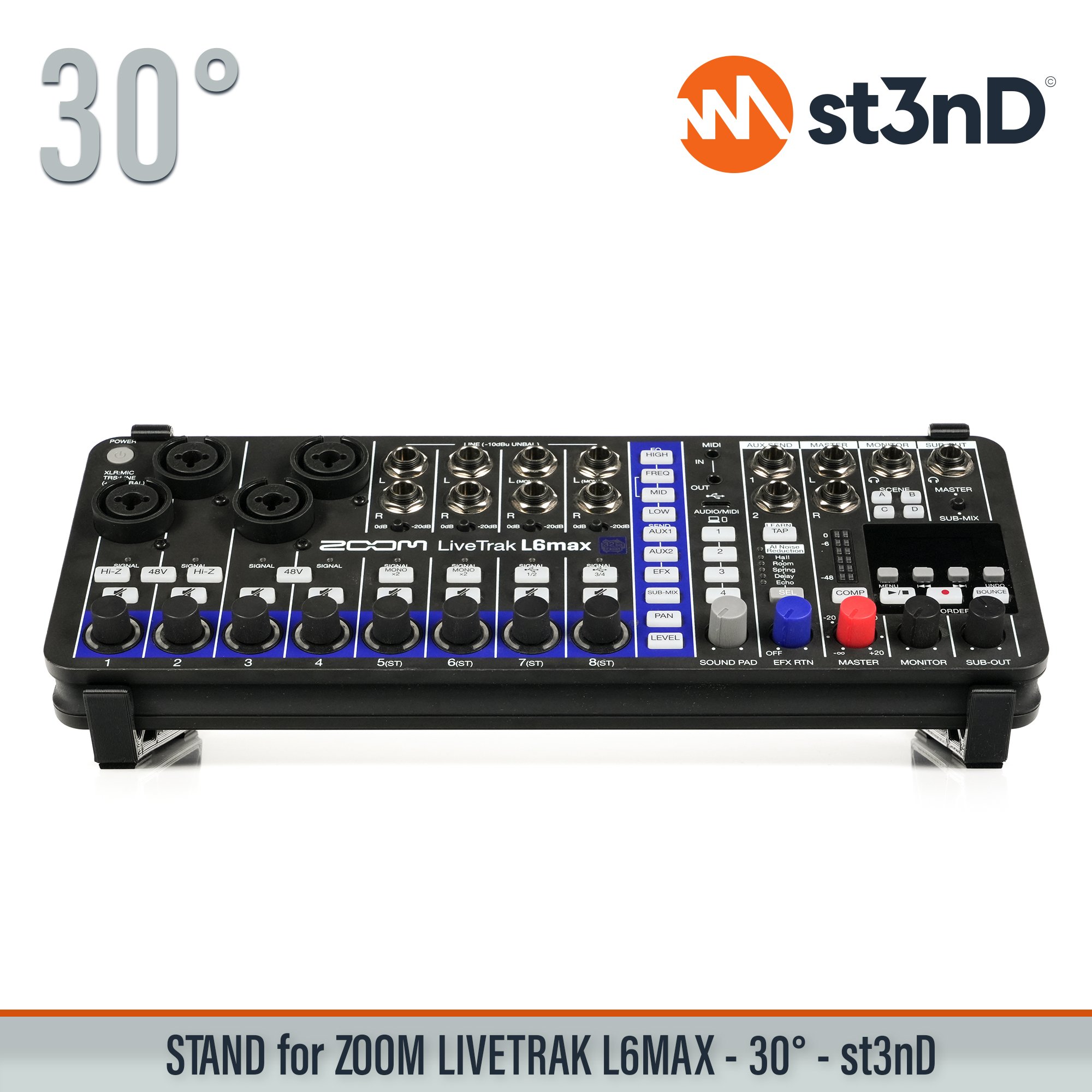 l6max l6max stand livetrak livetrak stand mixer portable st3nD stable stand strong sturdy zoom zoom stand