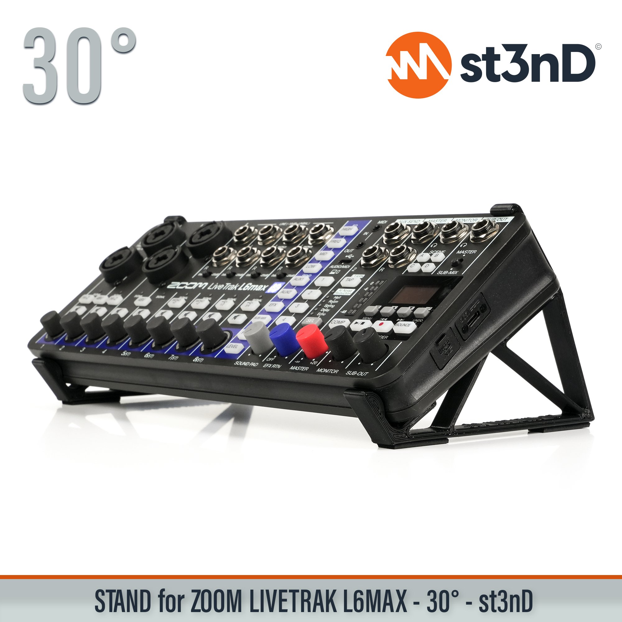 l6max l6max stand livetrak livetrak stand mixer portable st3nD stable stand strong sturdy zoom zoom stand