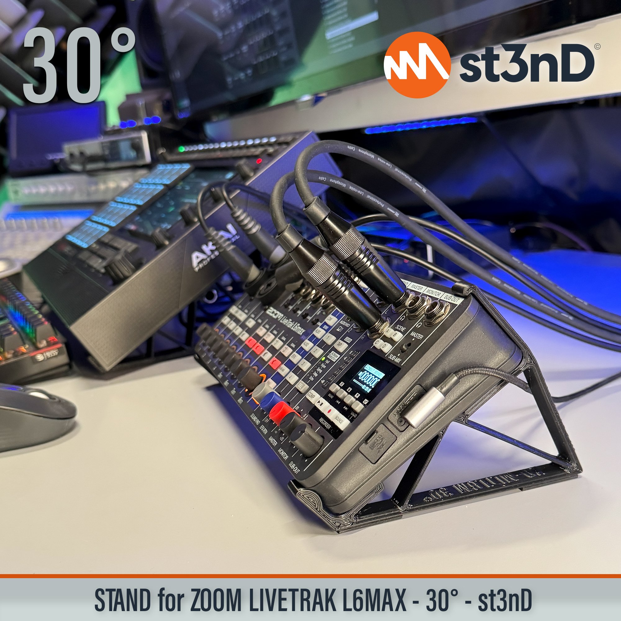 l6max l6max stand livetrak livetrak stand mixer portable st3nD stable stand strong sturdy zoom zoom stand