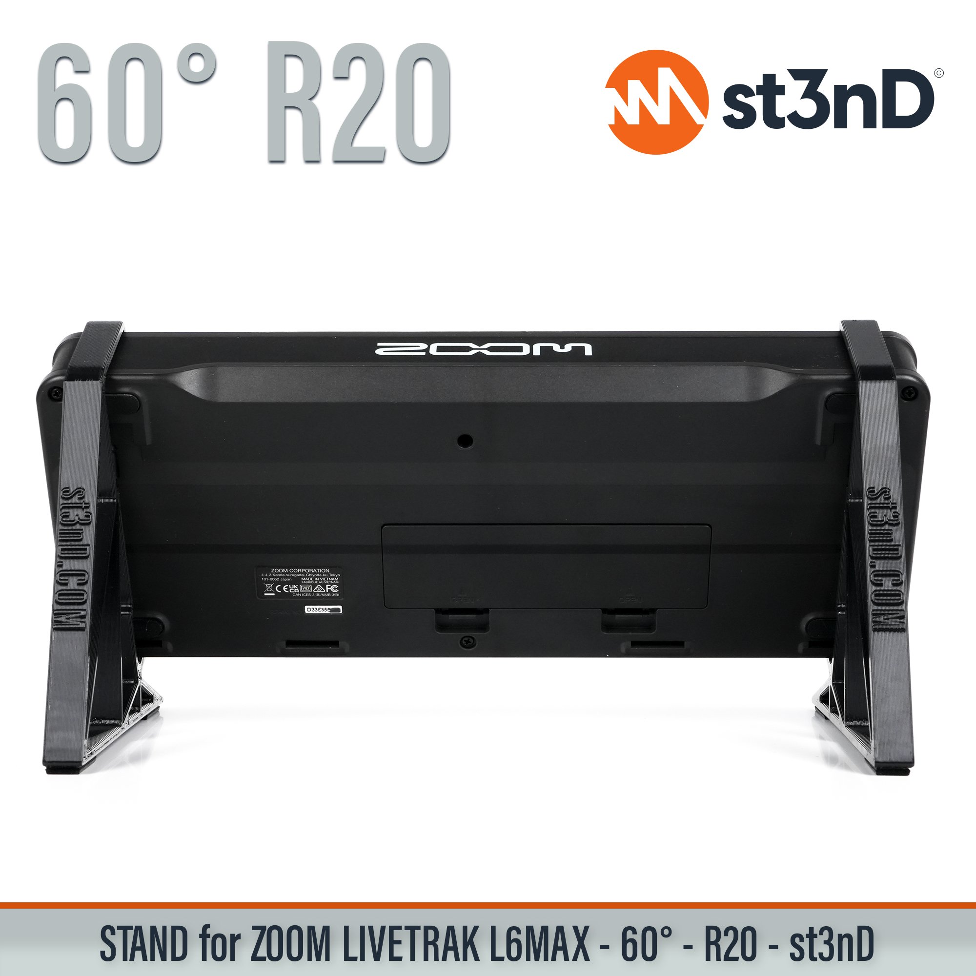 l6max l6max stand livetrak livetrak stand mixer portable st3nD stable stand strong sturdy zoom zoom stand raised
