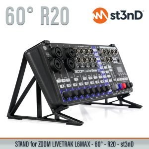 l6max l6max stand livetrak livetrak stand mixer portable st3nD stable stand strong sturdy zoom zoom stand raised