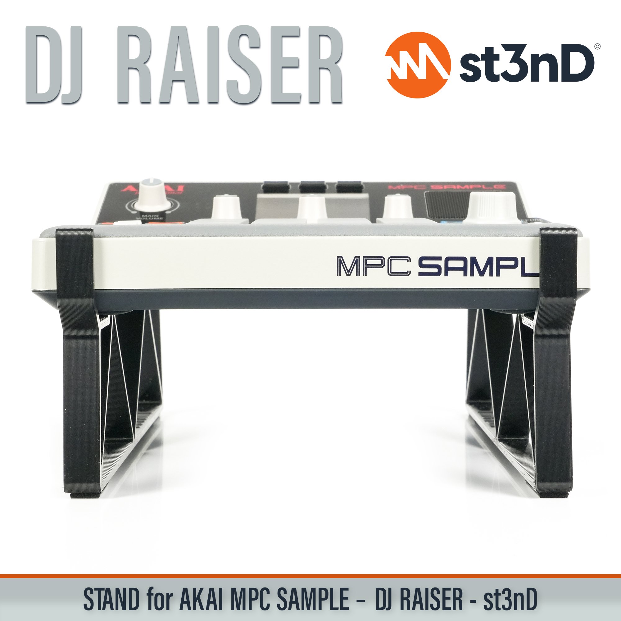 akai akai mpc akai mpc sample desktop portable raised sample st3nD stable stand strong sturdy synth tilted dj raiser dj riser elevated