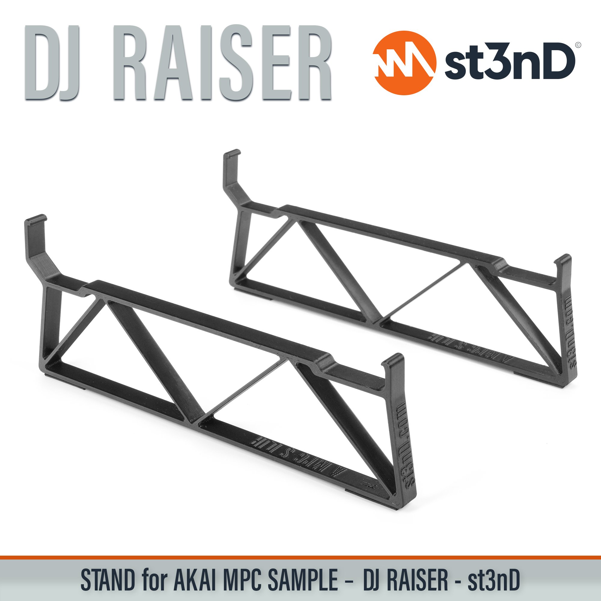 akai akai mpc akai mpc sample desktop portable raised sample st3nD stable stand strong sturdy synth tilted dj raiser dj riser elevated