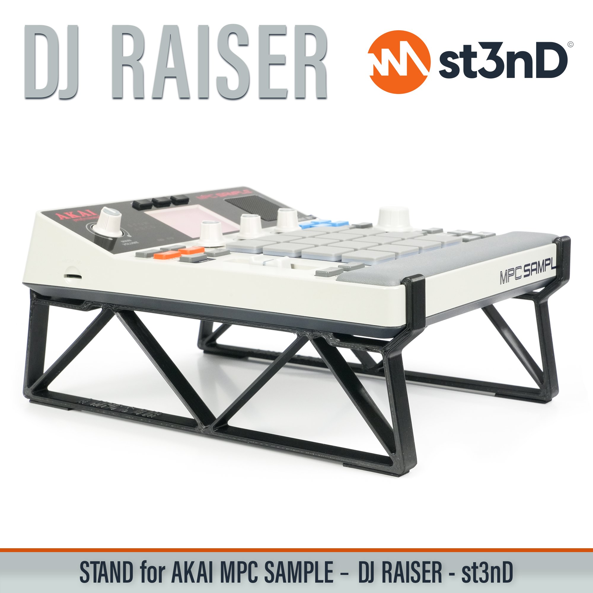 Home 13 akai akai mpc akai mpc sample desktop portable raised sample st3nD stable stand strong sturdy synth tilted dj raiser dj riser elevated