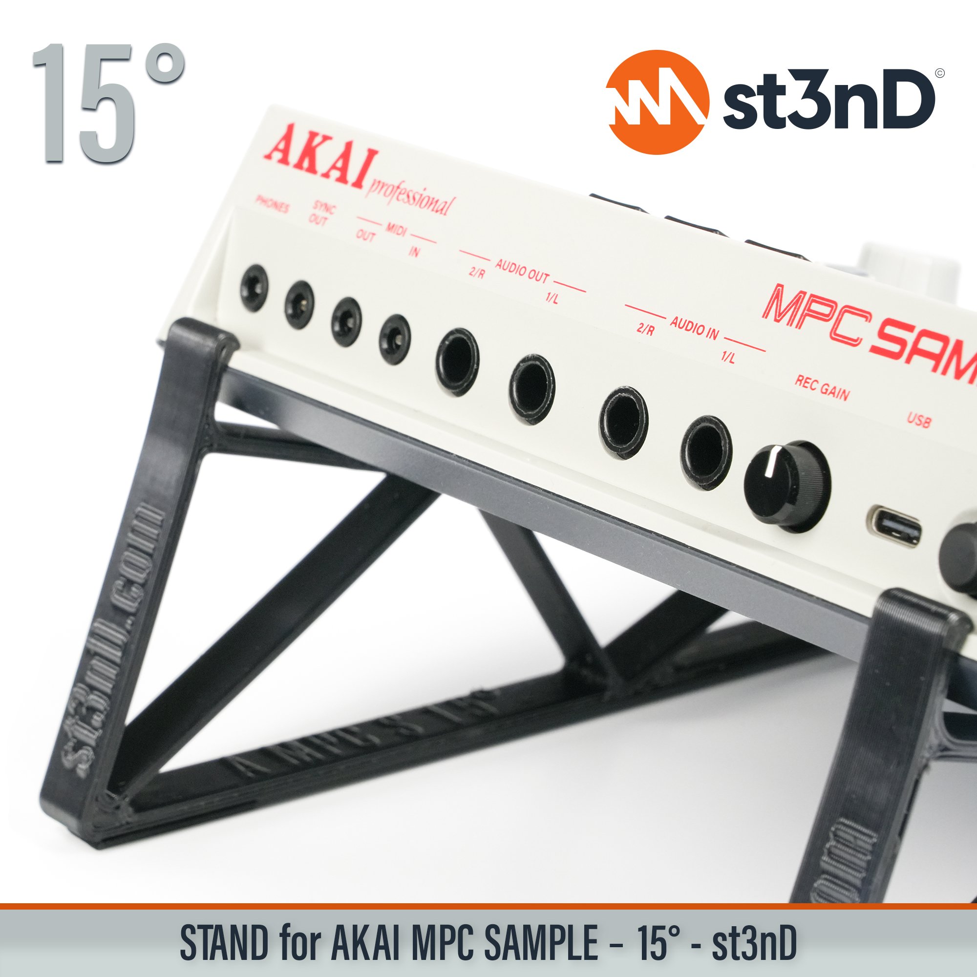desktop portable st3nD stable stand strong sturdy synth tilted akai akai mpc akai mpc sample sample