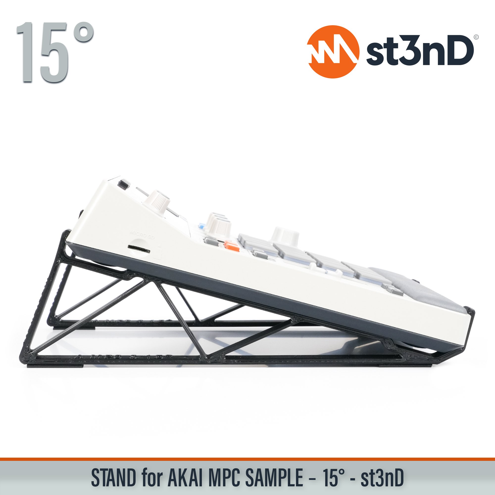 desktop portable st3nD stable stand strong sturdy synth tilted akai akai mpc akai mpc sample sample