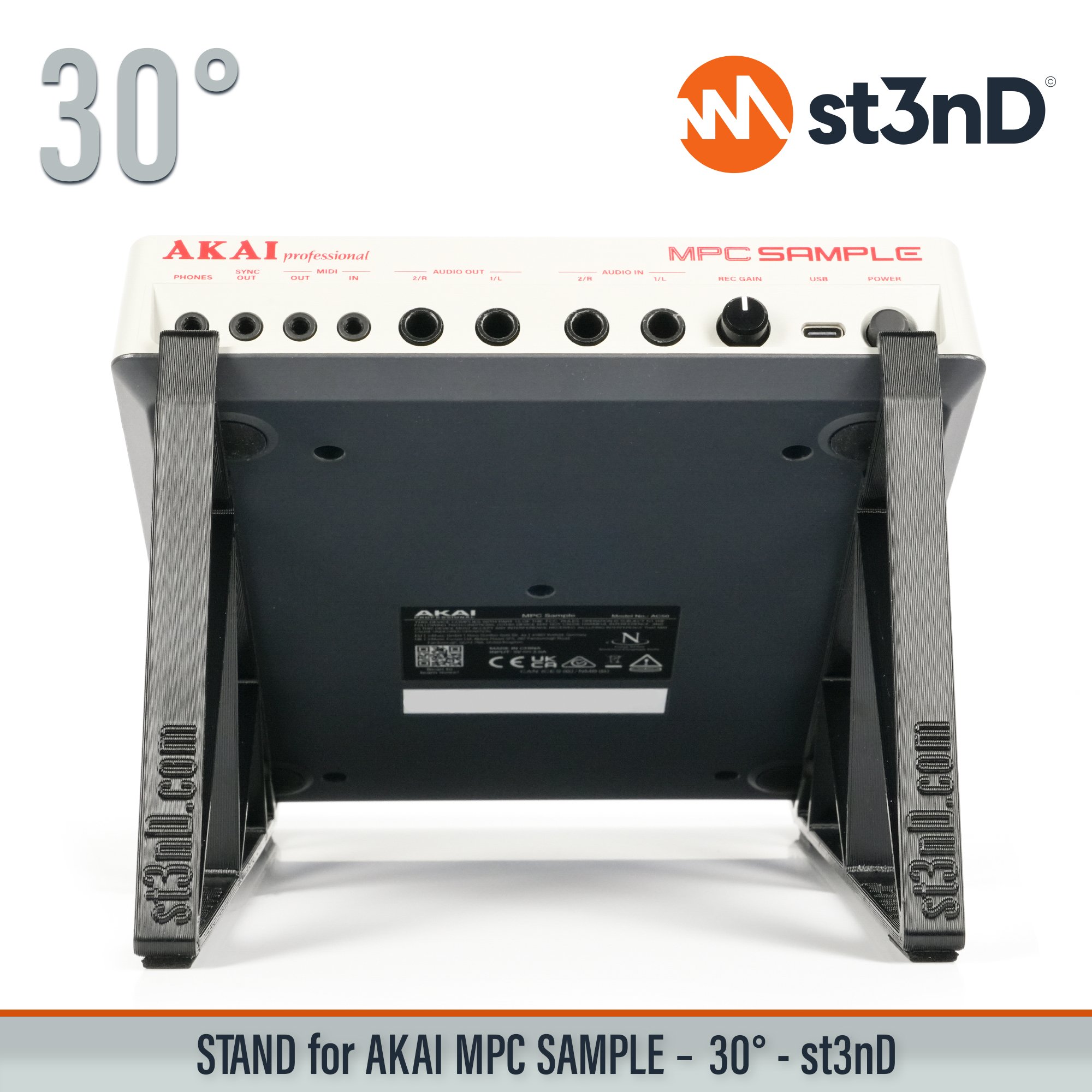 akai akai mpc akai mpc sample desktop portable sample st3nD stable stand strong sturdy synth tilted