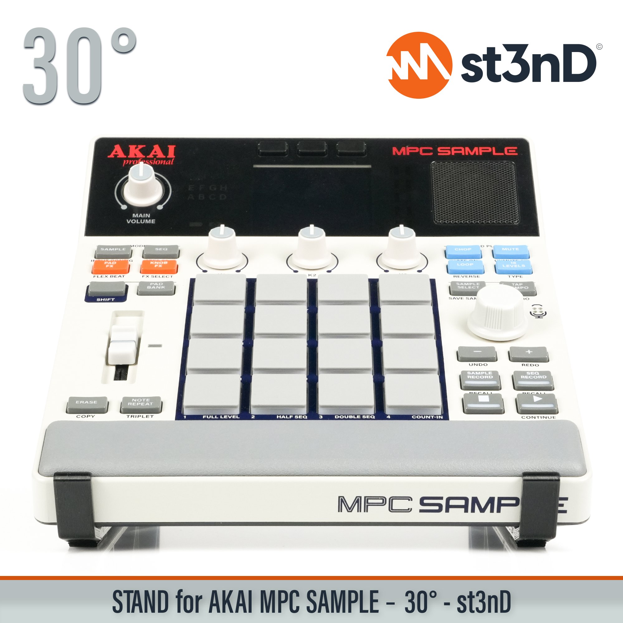 akai akai mpc akai mpc sample desktop portable sample st3nD stable stand strong sturdy synth tilted