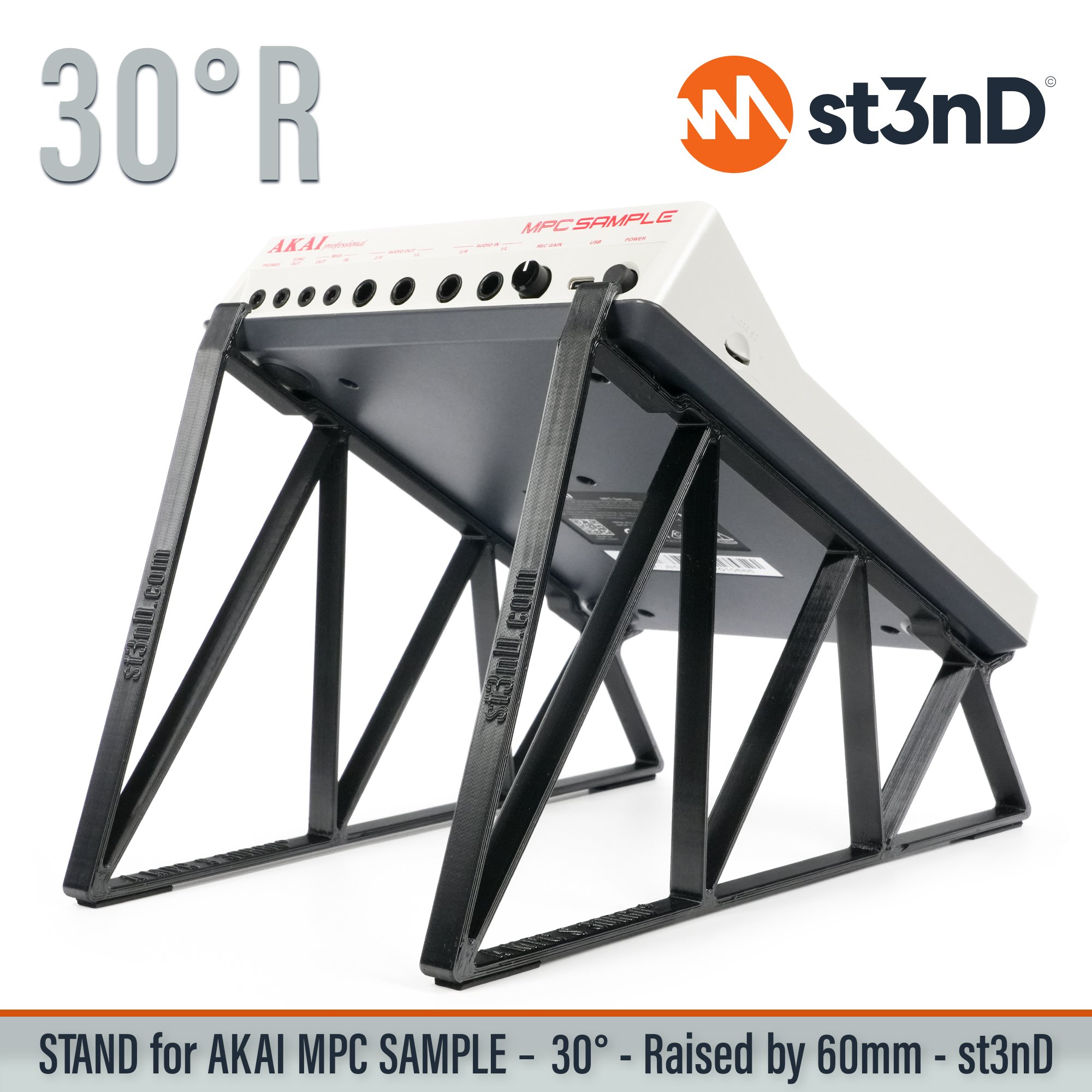akai akai mpc akai mpc sample desktop portable sample st3nD stable stand strong sturdy synth tilted raised