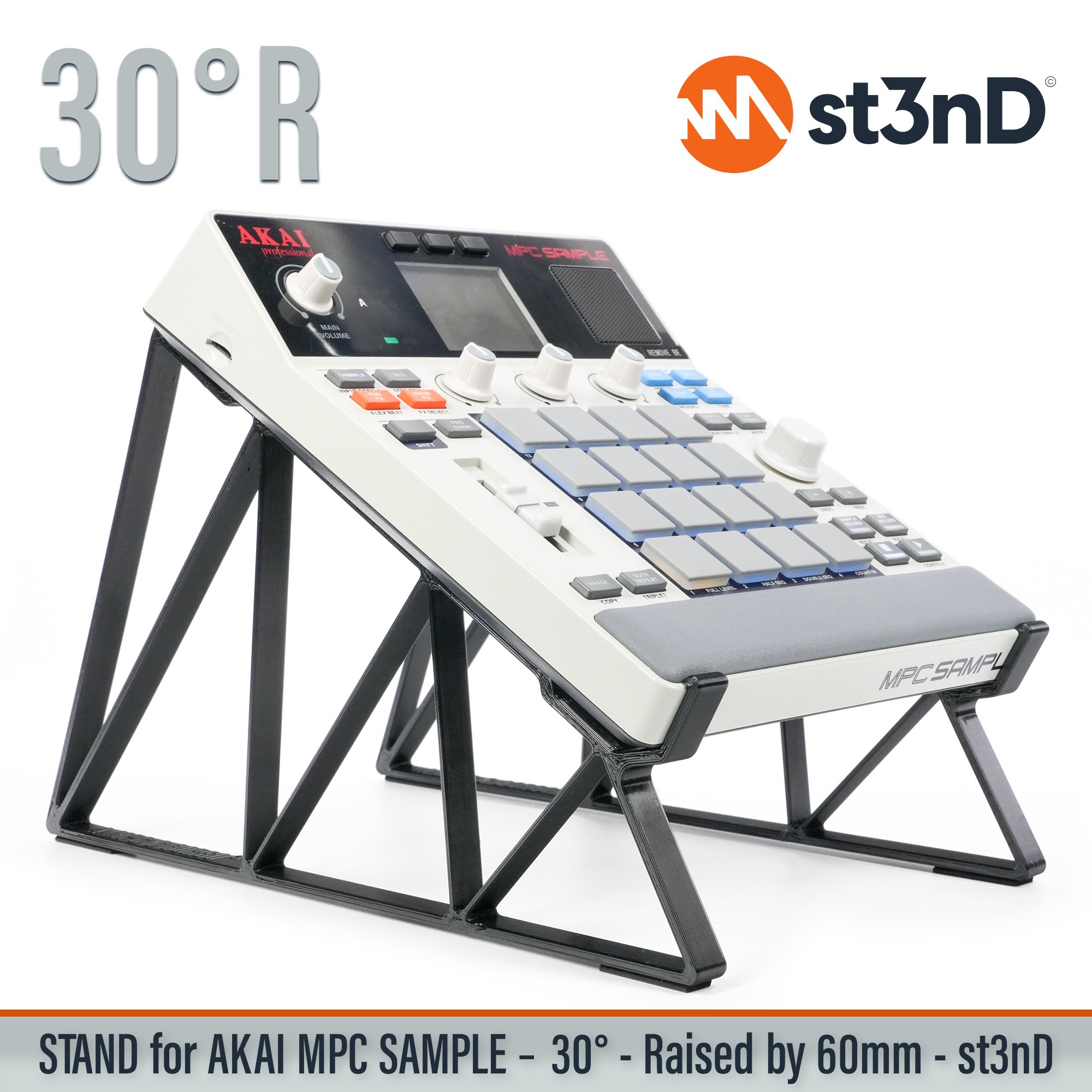 Home 15 akai akai mpc akai mpc sample desktop portable sample st3nD stable stand strong sturdy synth tilted raised