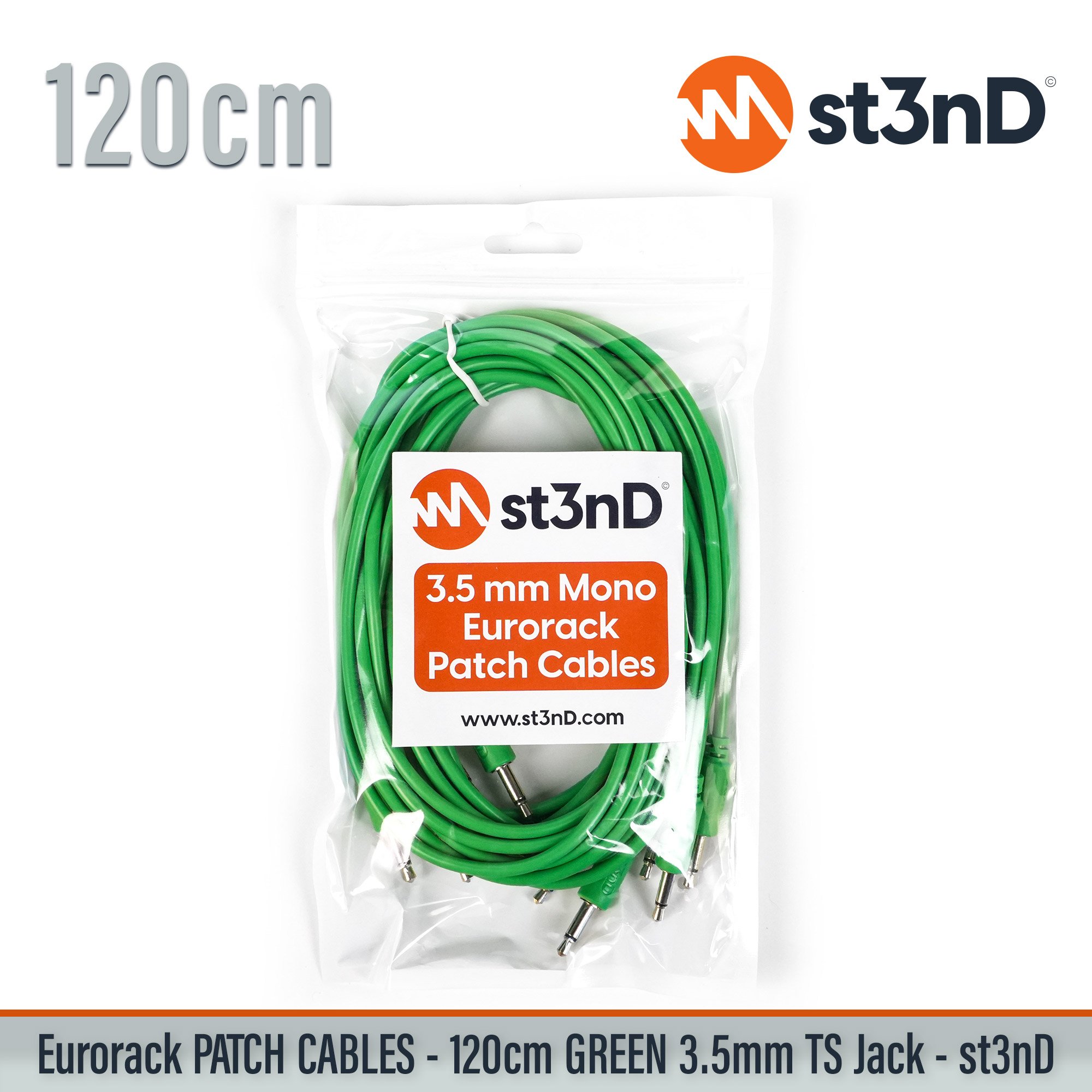 short modular eurorack patch cable 3.5mm mono jack 120cm long green color eurorack cable holder semimodular modular copper patch cable pvc patch cable short patch cable synth accessory
