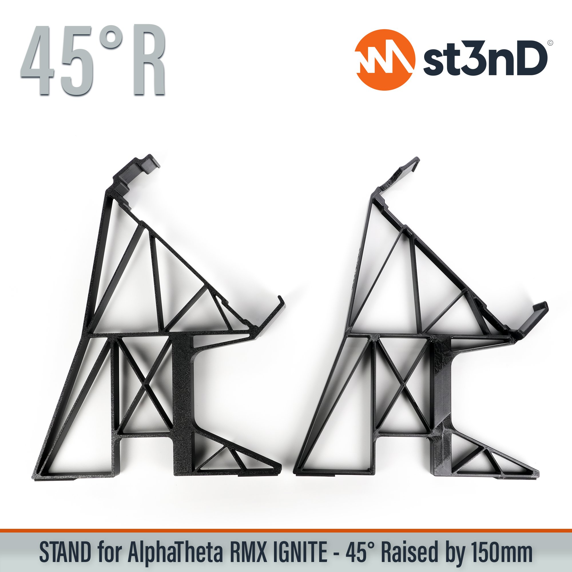 AlphaTheta, alphatheta rmx, dj device, dj effector, dj equipment, ignite, Pioneer DJ, pioneer dj rmx, pioneer ignite, portable, RMX-Ignite, st3nD, stable, stand, strong, sturdy, tilted, raised, elevated, djriser, dj raiser