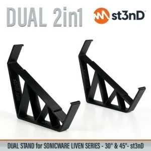 DUAL STAND for SONICWARE LIVEN SERIES / Deconstruct Minimal - 2in1 30°-45°