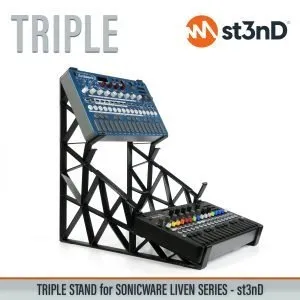 TRIPLE STAND for SONICWARE LIVEN SERIES / Deconstruct Minimal - 15°30°45°